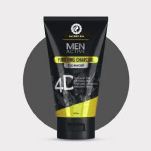 Men Active Purifying Charcoal Face Wash