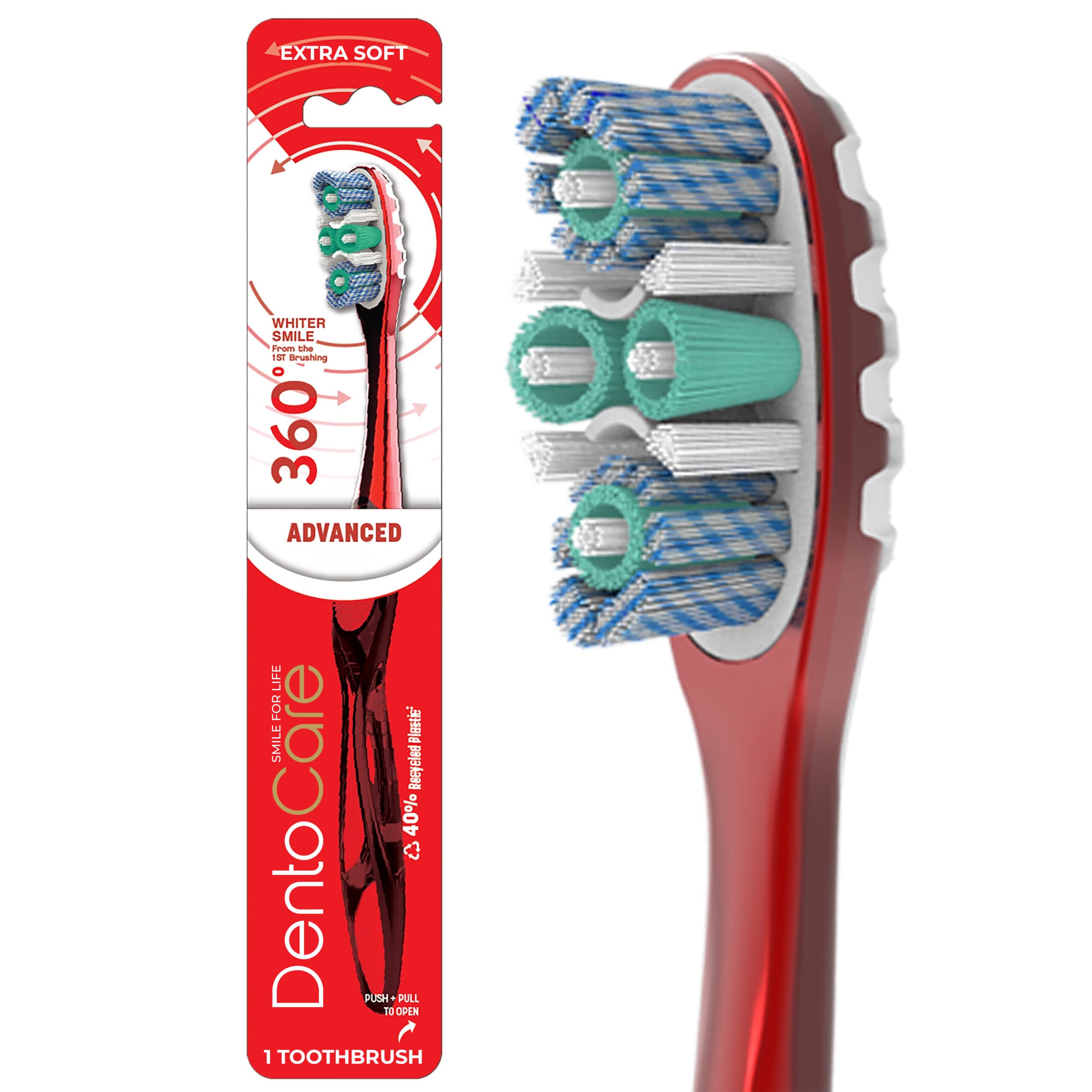 DentoCare Toothbrush – Extra Soft (360° Advanced)